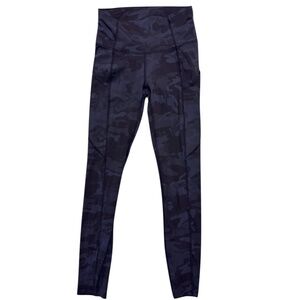 Lululemon Fast and Free High-Rise Tight 23" 5 Pocket Incognito Camo Size 2